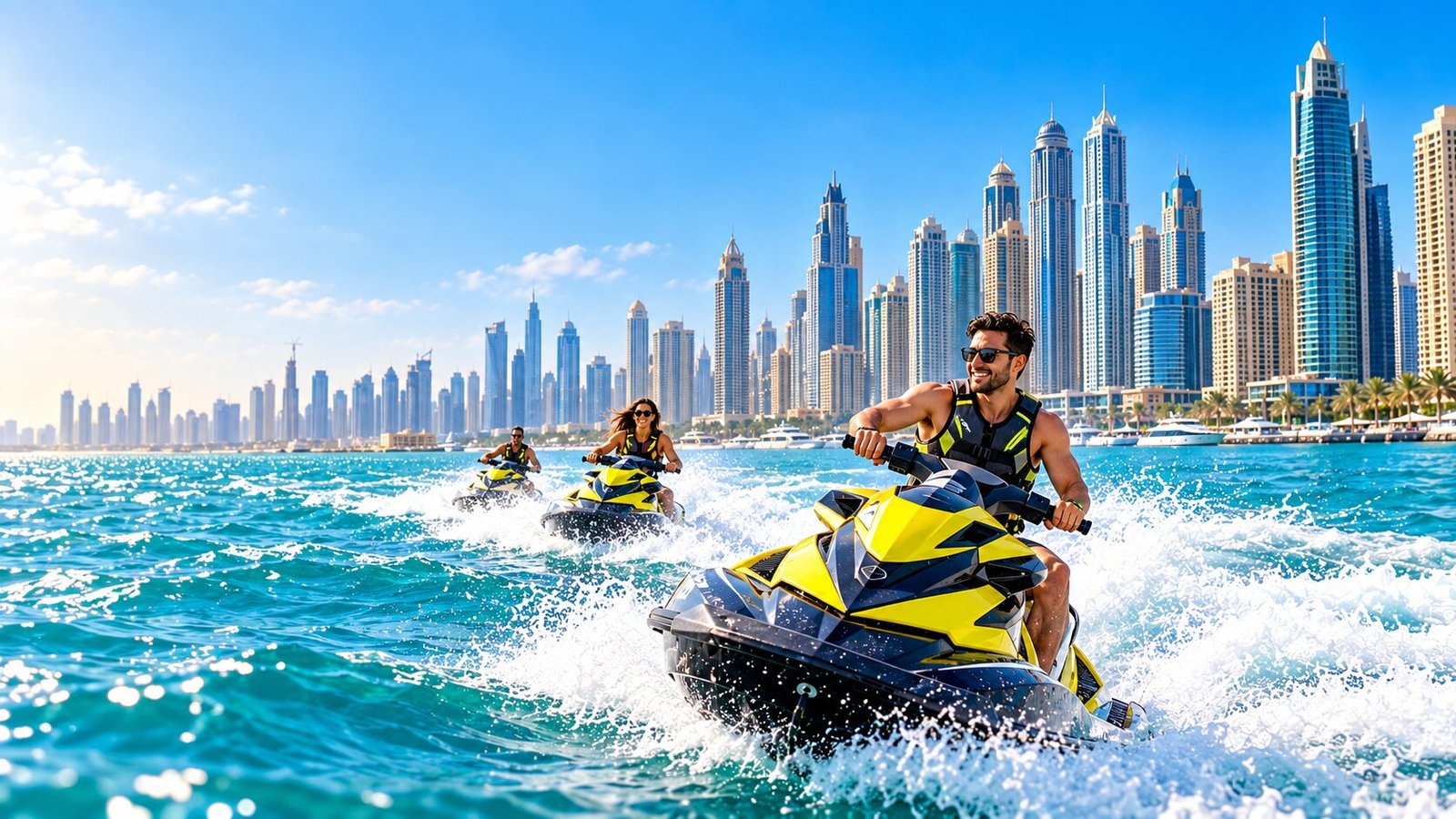 Dubai Marina Jet Ski Tour experience